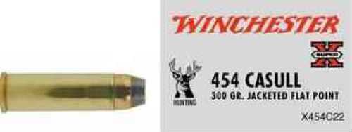 454 Casull 20 Rounds Ammunition Winchester 300 Grain Soft Point